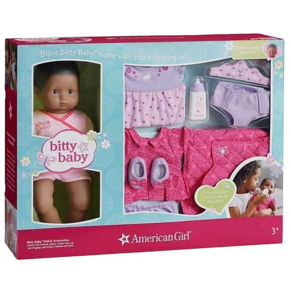 American Girl Doll Bitty Baby BB1 Gift Set African American New in Box - Picture 10 of 12